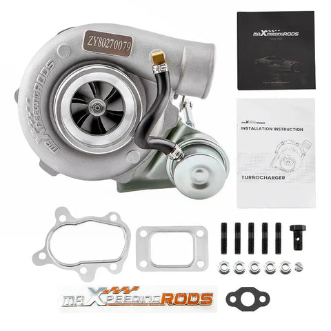 Universal Turbocharger for all 1.5L-2.0L engine for all 4 cylinder Water + Oil cooling MAXPEEDINGRODS