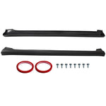 Unpainted Black Side Skirts PP compatible for Toyota Corolla Sedan 4Dr S LE XLE 2009-2013 MaxpeedingRods