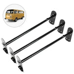 Van Roof top Ladder Rack 3 Bar Heavy Duty Steel Black For Chevy Dodge USA Stock ECCPP