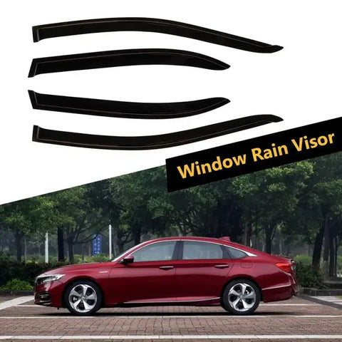 Window Visor Vent Rain Shades Guards Deflectors For 03-08 Toyota Corolla Sedan ECCPP