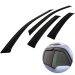 Window Visor Vent Rain Shades Guards Deflectors For 04-08 Acura TL Sedan ECCPP