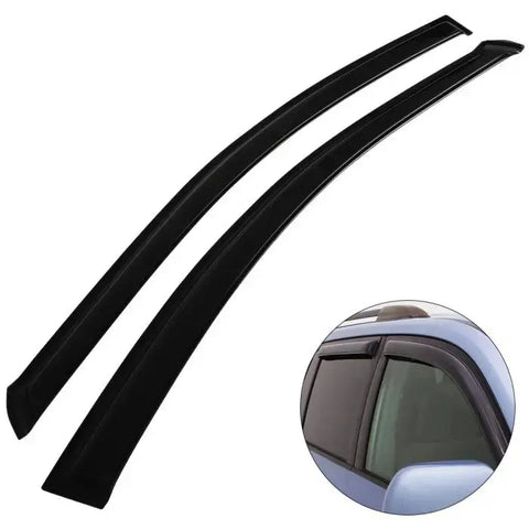 Window Visor Vent Rain Shades Guards Deflectors For 06-11 Honda Civic Coupe ECCPP