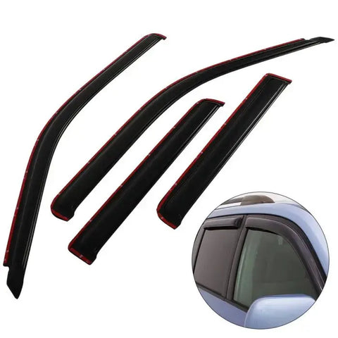 Window Visor Vent Rain Shades Guards Deflectors For 1991-2005 Ford Explorer ECCPP