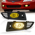 Yellow JDM Bumper Fog Lights Lamps + Harness Kit For 2003-2005 Honda Accord 2DR AJP DIST