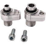 A/C compatible for AC Compressor Connector Fittings Set compatible for LS Engine Swap for 451-1106 MAXPEEDINGRODS