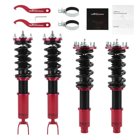 24 Way Damper Coilovers Kit compatible for Honda Accord 2008-2012 Suspension Shock Absorber MAXPEEDINGRODS