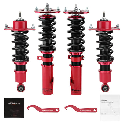 MaXpeedingrods 24-Step Adjustable Coilovers compatible for Toyota Celica GT/GTS 00-06 MAXPEEDINGRODS