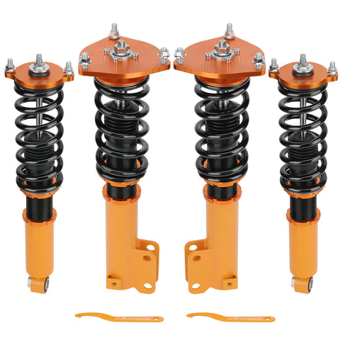 Coilover Lowering Kit compatible for Mitsubishi Galant 99-03 Adj. Height Shock Absorbers MAXPEEDINGRODS