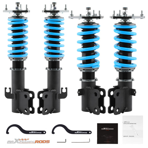 T6 Coilover Struts Spring Shock Absorber Subaru Impreza incl. WRX 1992.11-2000.08 SP1 lowering coil-over