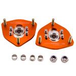 2x Front Coilover Camber Plate Top Mount compatible for Nissan S13 S14 Silvia 180SX 240SX MAXPEEDINGRODS