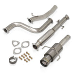 Honda Accord Coupe & Sedan 2.2L I4 1990-1993 N1 Style Stainless Steel Catback Exhaust System Gunmetal (Piping: 2.5" / 65mm to 3.0" / 76mm | Tip: 4.5")