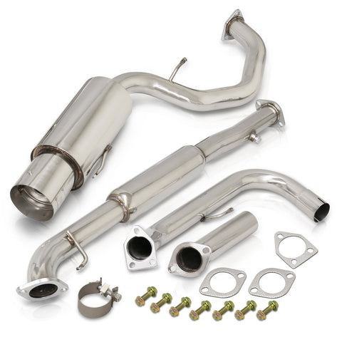 Mitsubishi Eclipse GS RS I4 2000-2005 N1 Style Stainless Steel Catback Exhaust System (Piping: 2.25" / 58mm | Tip: 4.5")