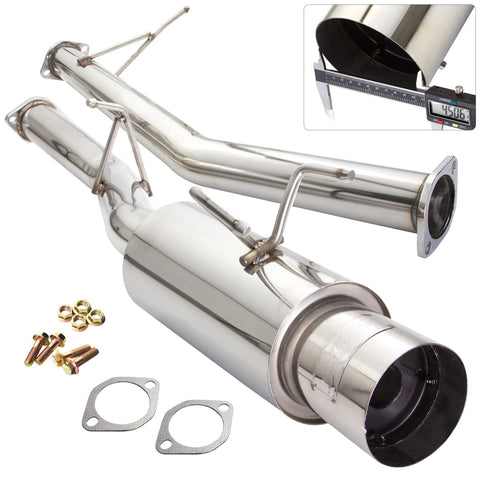 Nissan 240SX S13 1989-1994 N1 Style Stainless Steel Catback Exhaust System (Piping: 3.0" / 76mm | Tip: 4.5")