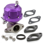 Universal Wastegate External 35mm 38mm Exhaust Manifold 2 Bolt Flange Mount Jdm Aluminum Purple