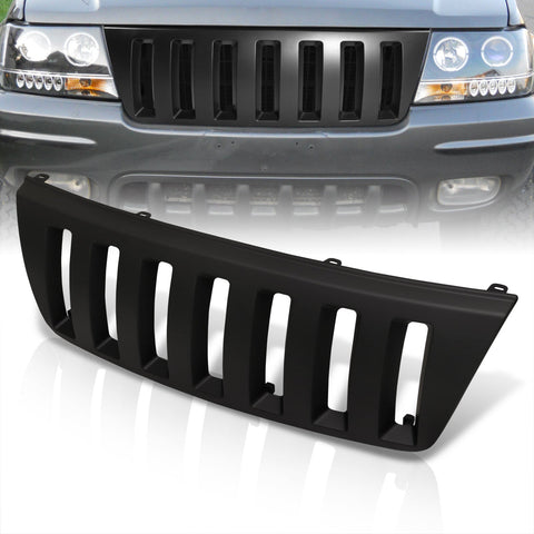 Jeep Grand Cherokee 1999-2004 Vertical Style Front Grille Black