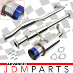 Honda Accord 2.3L I4 1998-2002 N1 Style Stainless Steel Catback Exhaust System Burnt Tip (Piping: 2.5" / 65mm | Tip: 4.5")