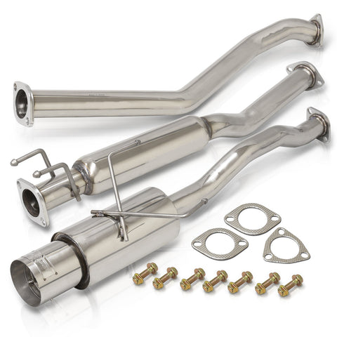 Honda Civic EX 2001-2005 N1 Style Stainless Steel Catback Exhaust System (Piping: 2.5" / 65mm | Tip: 4.5")