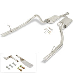 Ford Mustang 3.8L V6 1999-2004 Dual Tip Stainless Steel Catback Exhaust System (Piping: 2.75" / 70mm | Tip: 2.2")