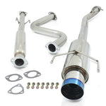 Honda Accord Coupe & Sedan 2.2L I4 1990-1993 N1 Style Stainless Steel Catback Exhaust System Burnt Tip (Piping: 2.5" / 65mm | Tip: 4.5")