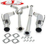 Nissan Maxima 2004-2008 Dual Tip Stainless Steel Catback Exhaust System (Piping: 2.25" / 58mm | Tip: 4.0")