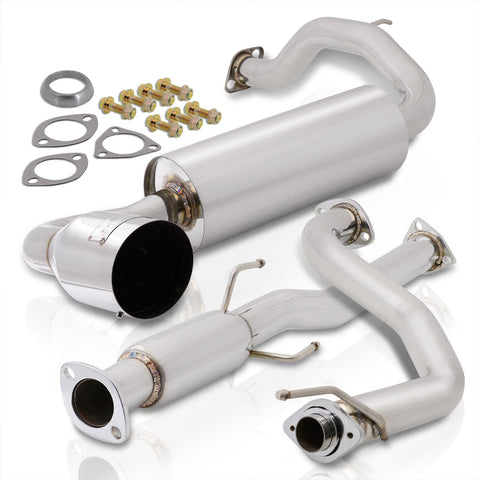 Honda CRX 1988-1991 Stainless Steel Catback Exhaust System (Piping: 2.25" / 58mm | Tip: 4.5")