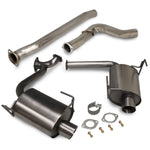 Subaru Impreza WRX Sedan 2008-2014 Stainless Steel Catback Exhaust System Gunmetal (Piping: 2.5" / 65mm | Tip: 4.0")