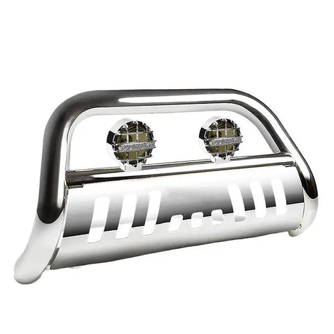 03-08 Honda Pilot/06+Ridgeline Chrome Bull Bar Grille Guard+Smoked Fog Light DNA MOTORING