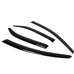 10-12 Forte/K3 Smoke Tint Window Visor Shade/Vent Wind/Rain Deflector DNA MOTORING