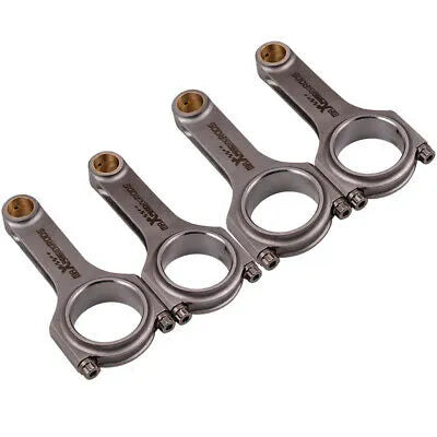 H-Beam 4340 Connecting Rods Conrods compatible for Honda Civic B16A Engine 1.6L ARP Bolts MAXPEEDINGRODS UK