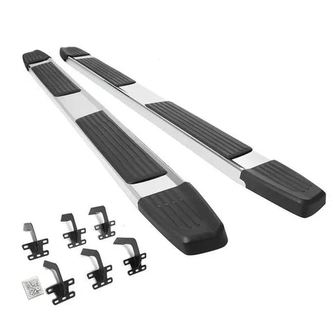 19-21 Ram 1500 Quad [Extended] Cab 6" Flat Side Step Nerf Bar Running Boards DNA MOTORING