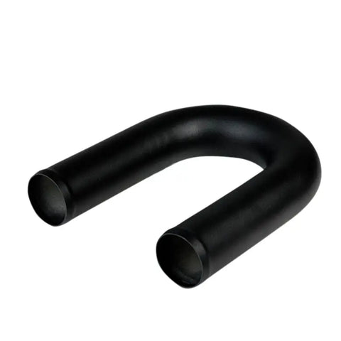 2.75" Aluminum Mandrel Bend Exhaust System/Downpipe Black 180 Diy U Piping Pipe DNA MOTORING