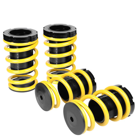 2001-2005 Civic 1-3"Scale Suspension Lowering Coilover Coil Springs Yellow DNA MOTORING