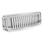 2005-2007 Ford Super Duty Badgeless Fence Style Front Bumper Grille Chrome DNA MOTORING