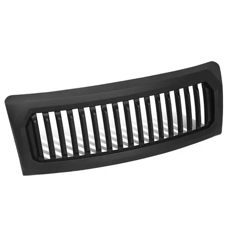 2009-2014 Ford F-150 Badgeless Vertical Slat Style Front Bumper Grille Matte DNA MOTORING