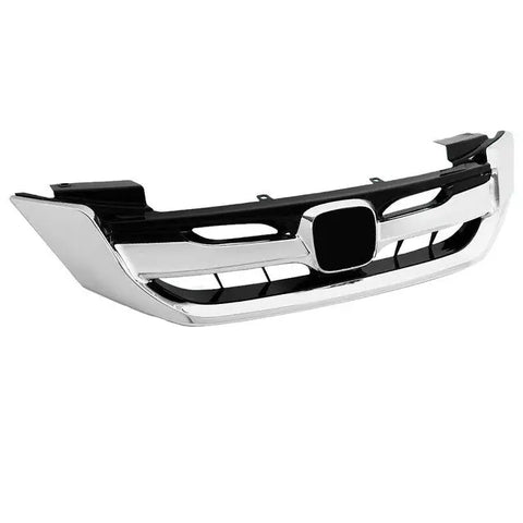 2013-2015 Honda Accord Sedan Chrome Sport Style Front Bumper Upper Grille DNA MOTORING