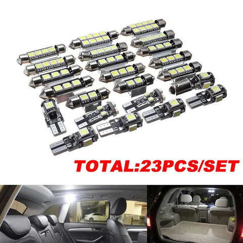 23X Canbus Led Car Interior Inside Light Dome Trunk Map License Plate Lamp Bulb EB-DRP