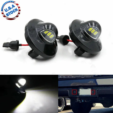 2Pcs Led License Plate Light Replacement For Ford F150 F250 F350 1990-2014 EB-DRP