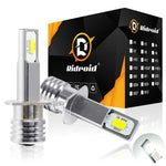 2X H1 6000K Bright White 8000Lm Led Headlight Bulb Foglight Kit High Low Beam EB-DRP