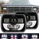 2X H6054 7X6" 120W Sealed Beam Led Headlight For E-250 E-350 Isuzu Toyota Pickup EB-DRP