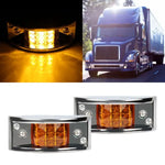 2X LED amber indicator trail light Pickup Truck Lorry Peterbilt trailer ECCPP