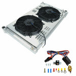 3 Row Radiator & Shroud Fan & Realy Kit 68-87 Chevy Chevelle Impala Caprice EB-DRP