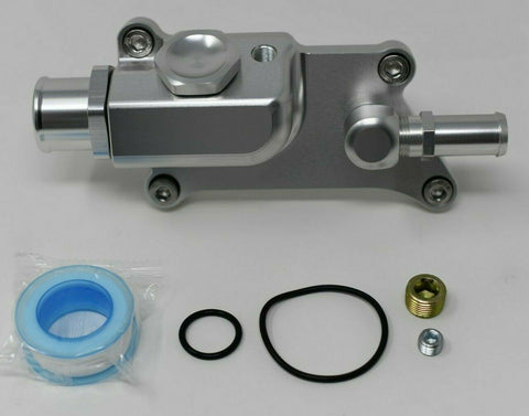 K Series Upper Coolant Housing W Straight Elbow Hose Fitting For K20Z3 K24 ðŸ‡ºðŸ‡¸ JackSpania Racing