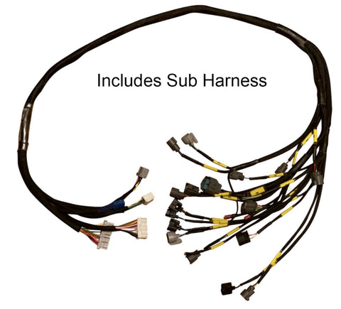 OBD2 D Series B Series Tucked Engine + Sub Harness For Acura Honda CRX 88-91 USA JackSpania Racing