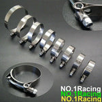 4X 2"/51mm Stainless Steel T-Bolt Clamps Turbo Intake Silicone Hose Coulper Clam F1 Racing