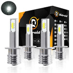 4X H1 + H1 Csp Led Headlight High Low Beam Combo Bulbs Kit 6000K Bright White EB-DRP