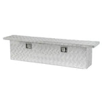 63"X 12"X 16"Chrome Aluminum Pickup Truck Trunk Bed Camper Tool Box Storage+Lock DNA MOTORING