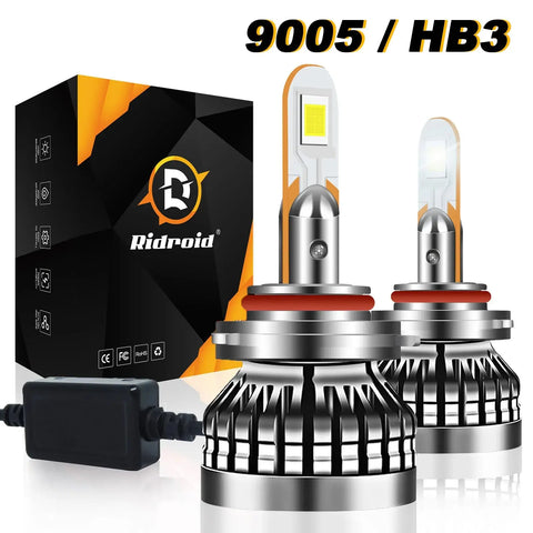 9005 Hb3 High Beam Led Headlight Bulbs Kit 6000K White 9145 9140 H10 Fog Light EB-DRP