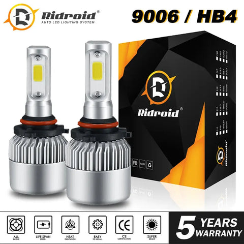 9006 Hb4 Led Headlight Bulb Conversion Kit Low Beam 6000K Bright Replace Halogen EB-DRP