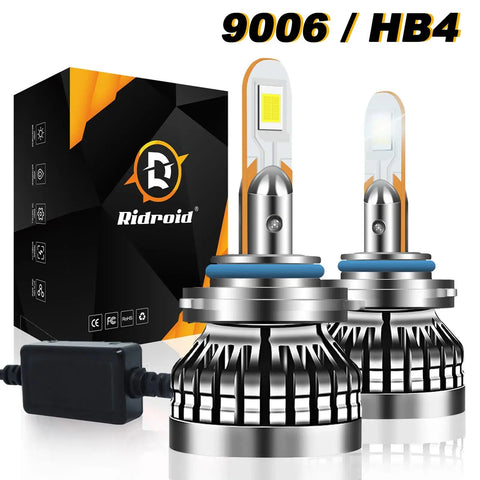 9006 Hb4 Low Beam Led Headlight Bulbs Conversion Kit 100W 14000Lm 6000K White EB-DRP