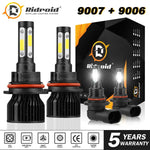 9007 9006 Led Headlight + Fog Bulbs Combo For Dodge Ram 1500 2500 3500 2002-2005 EB-DRP